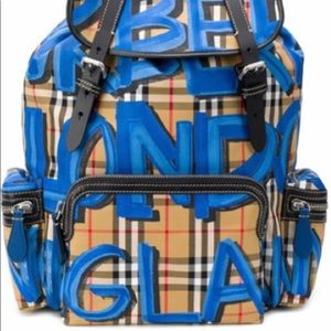 Vintage Burberry Rucksack large